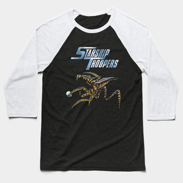 Starship Troopers (1997) Baseball T-Shirt by SPACE ART & NATURE SHIRTS 